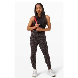 Lululemon Ready to Rulu Jogger Heritage Camo Jacquard Black Lunar Rock Size: 10